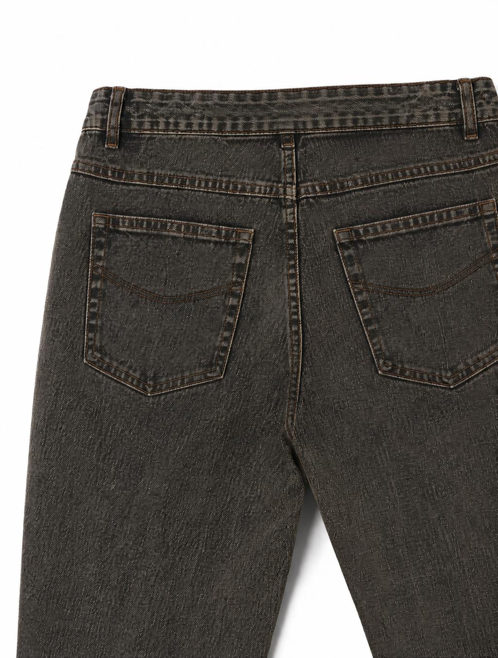 ILSH Jeans Y2K Flare – Floral Appliqué, Copper Beading