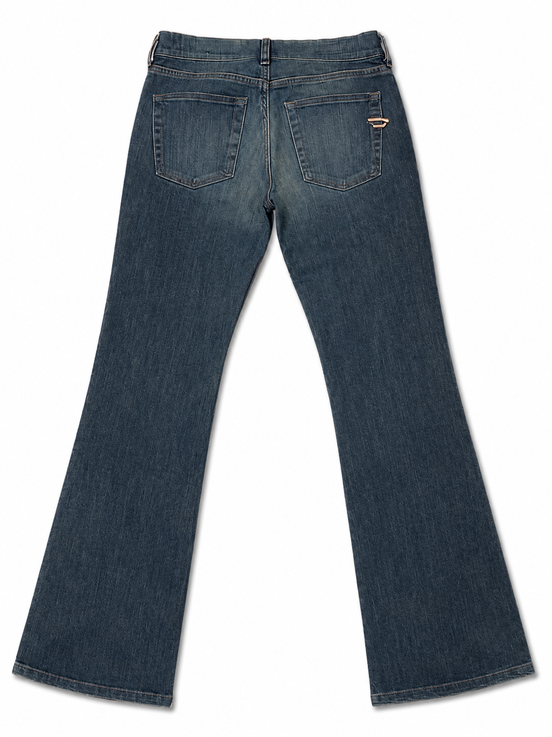 Diesel Made in Italy Bootcut – Cloud Wash, Rose-Gold 'D' Plate