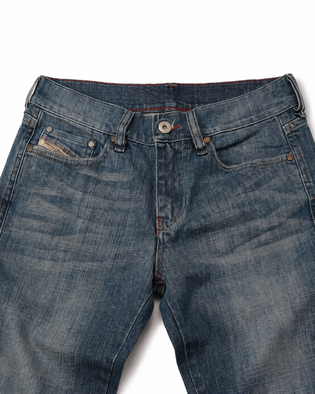 Diesel Made in Italy Bootcut – Cloud Wash, Rose-Gold 'D' Plate