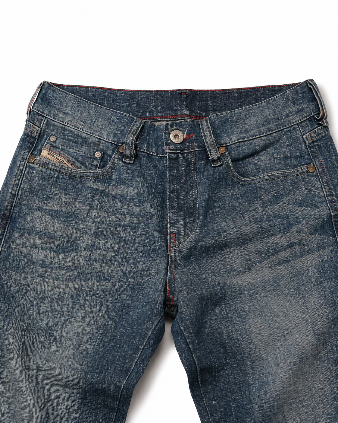 Diesel Made in Italy Bootcut – Cloud Wash, Rose-Gold 'D' Plate
