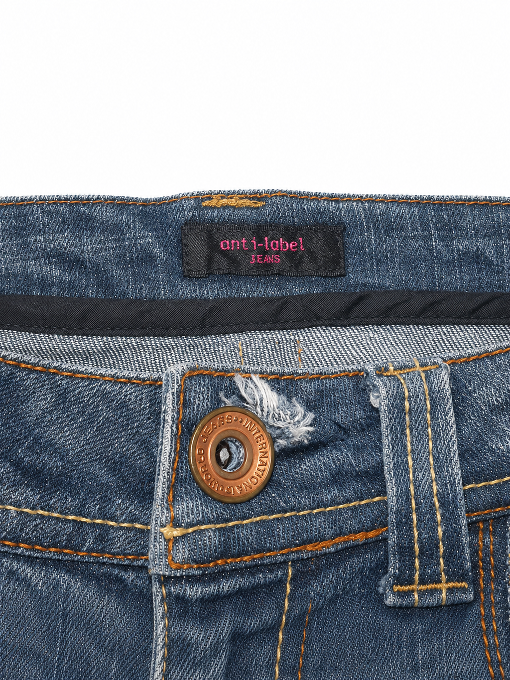 Anti-Label Dark Vintage Wash Skinny Jeans
