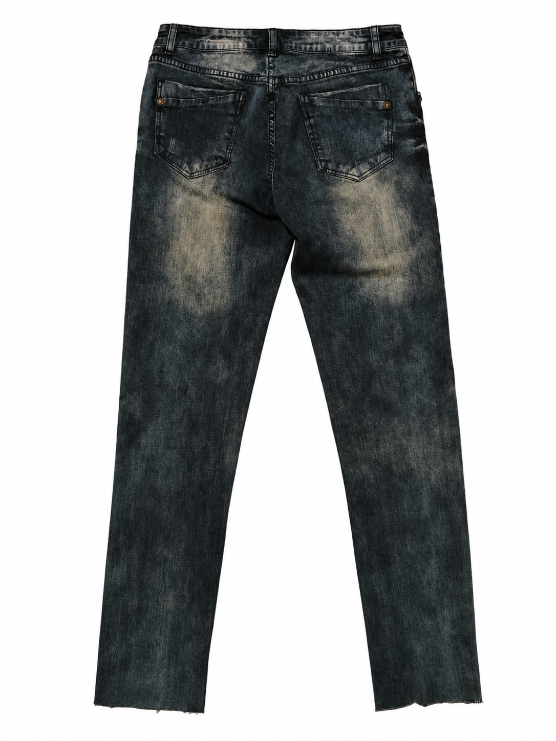 VOIR JEANS Single Button Narrow Straight Jeans