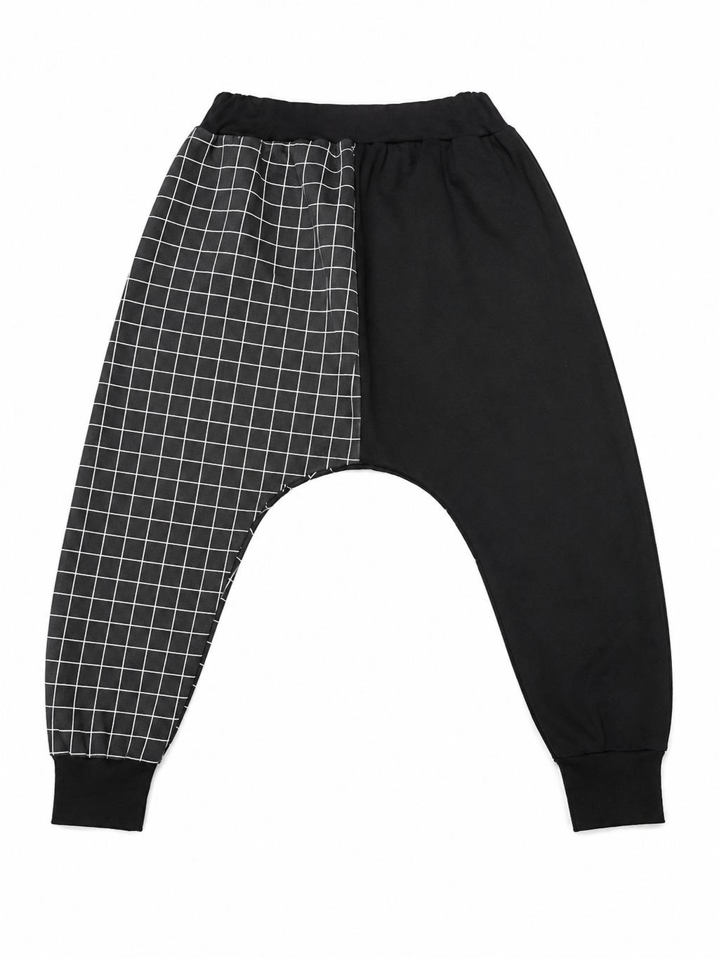 Japanese Kōshi Grid Sarouel Pants