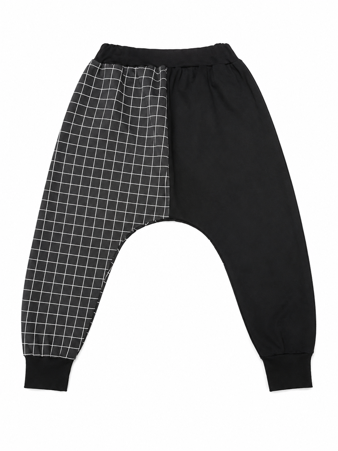 Japanese Kōshi Grid Sarouel Pants