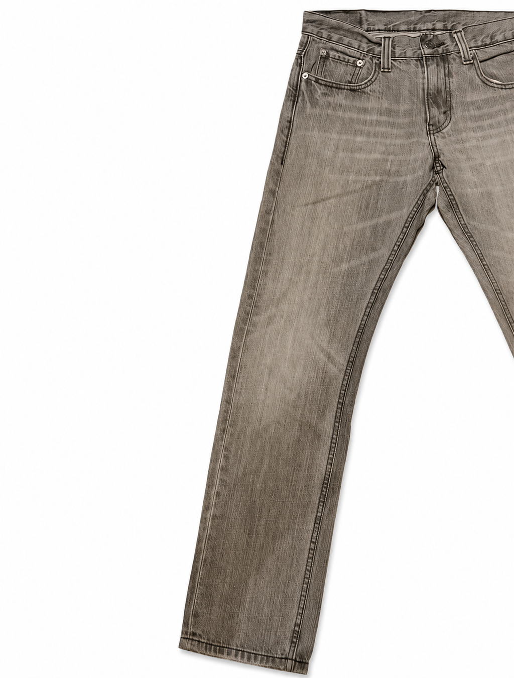 Levi's 511 Straight – Graphite Overdye, Silver Rivets