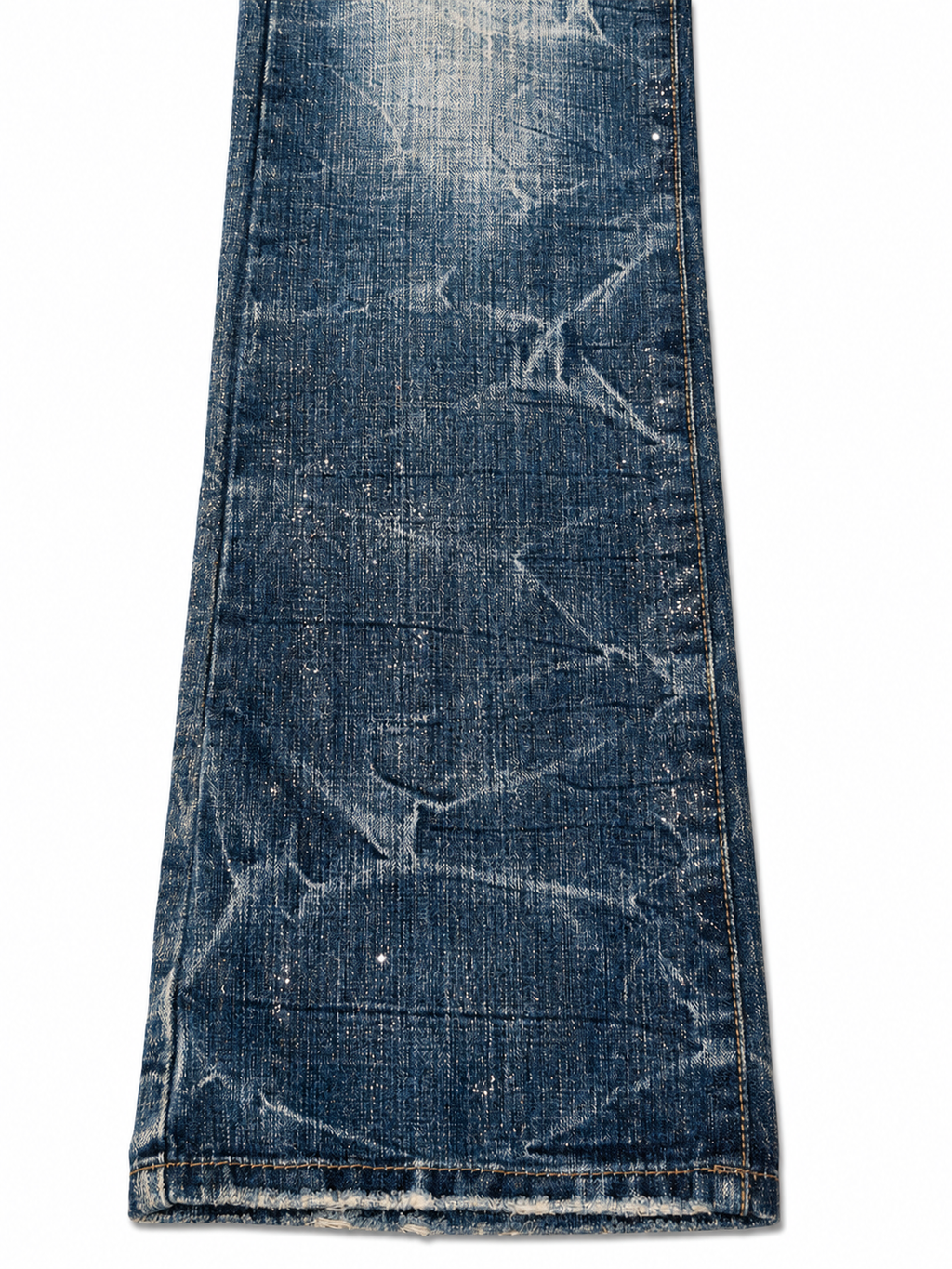 Glitter Tears Y2K Rockstar Flare Denim Jeans