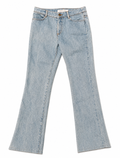 Private Label Glacier Blue Bell Bottom – Bronze Button, Orange Stitch
