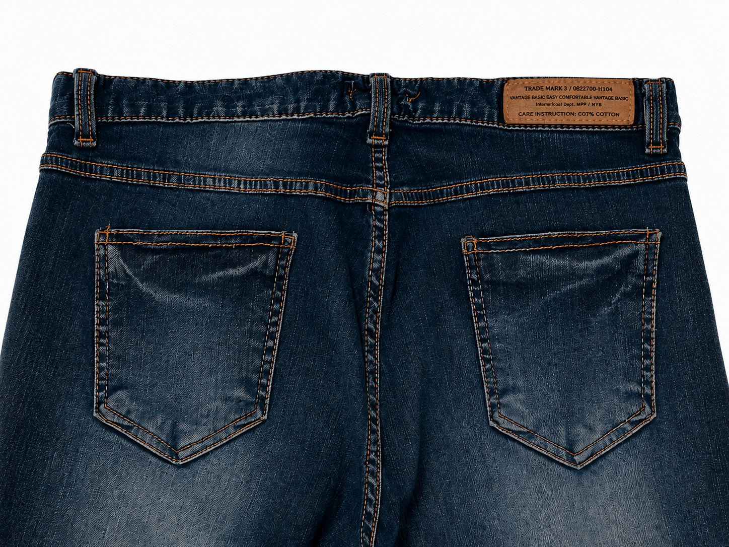 Skinny Pig Dark Indigo Skinny – Knee Rips, Hand-Distressed