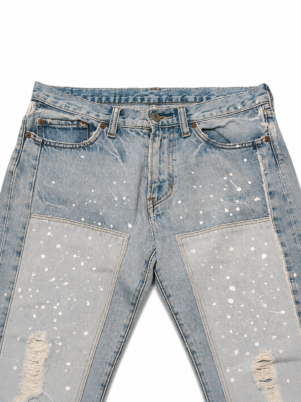 RNAINC Reworked Levi's Painter – Double Knee, Paint Splatter