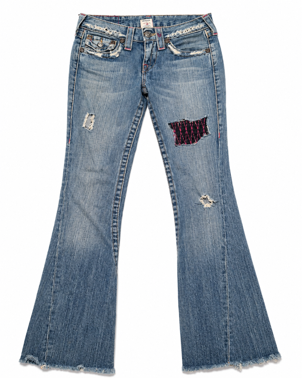 True Religion Faded Indigo Tapered Denim