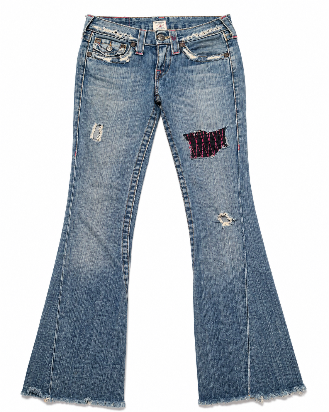 True Religion Faded Indigo Tapered Denim