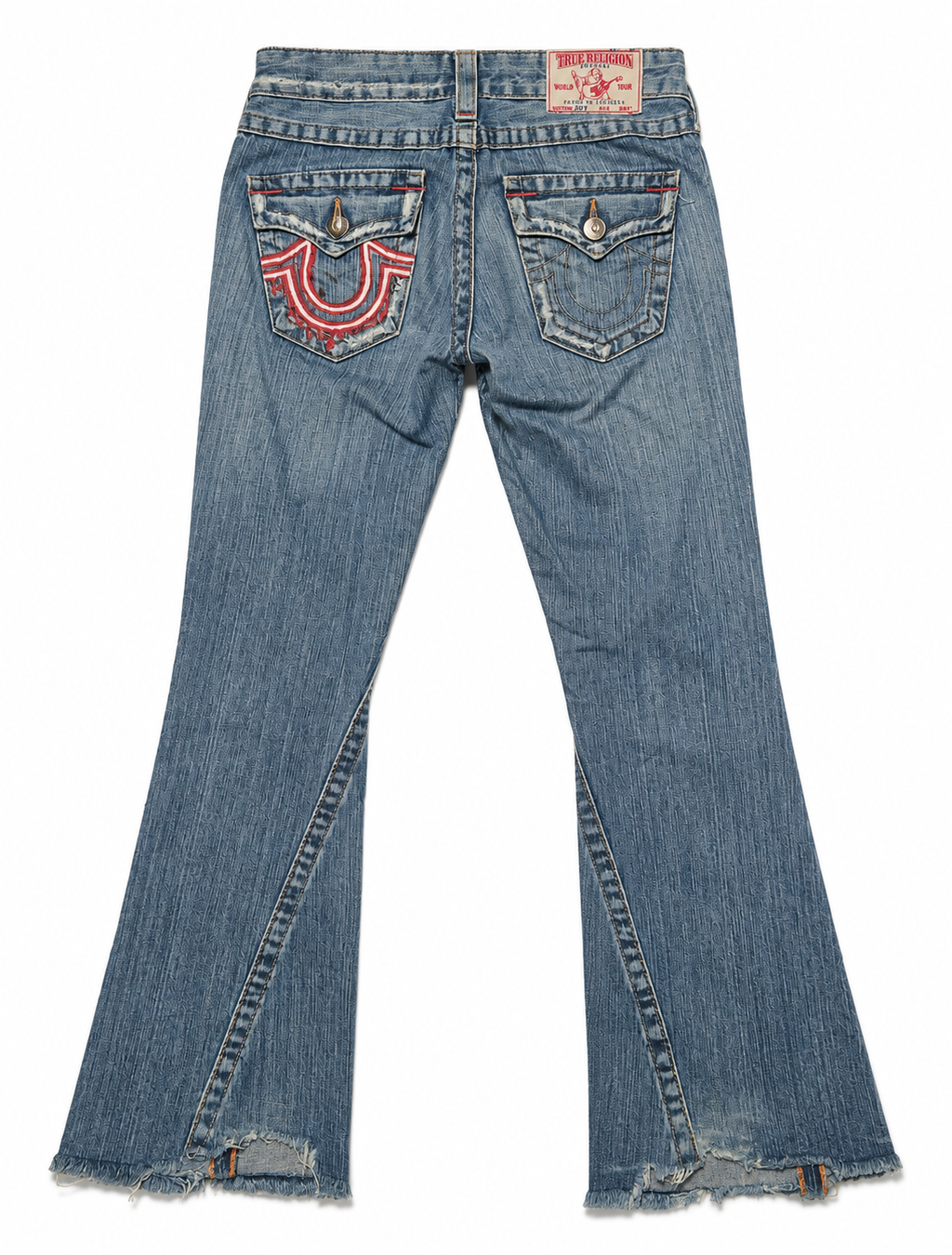 True Religion Faded Indigo Tapered Denim