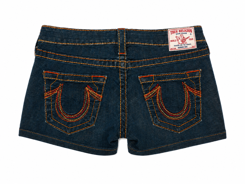 True Religion Americana Denim Shorts — Photo 2 | FRAK/TURE Archive