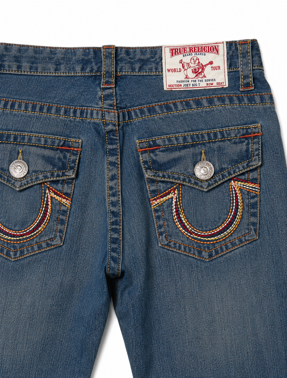 True Religion Cropped Tapered Denim