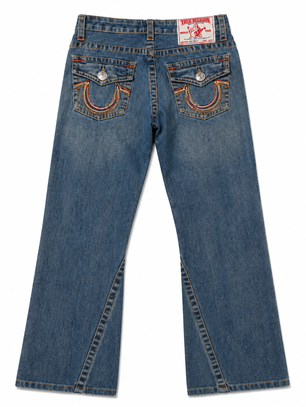 True Religion Cropped Tapered Denim