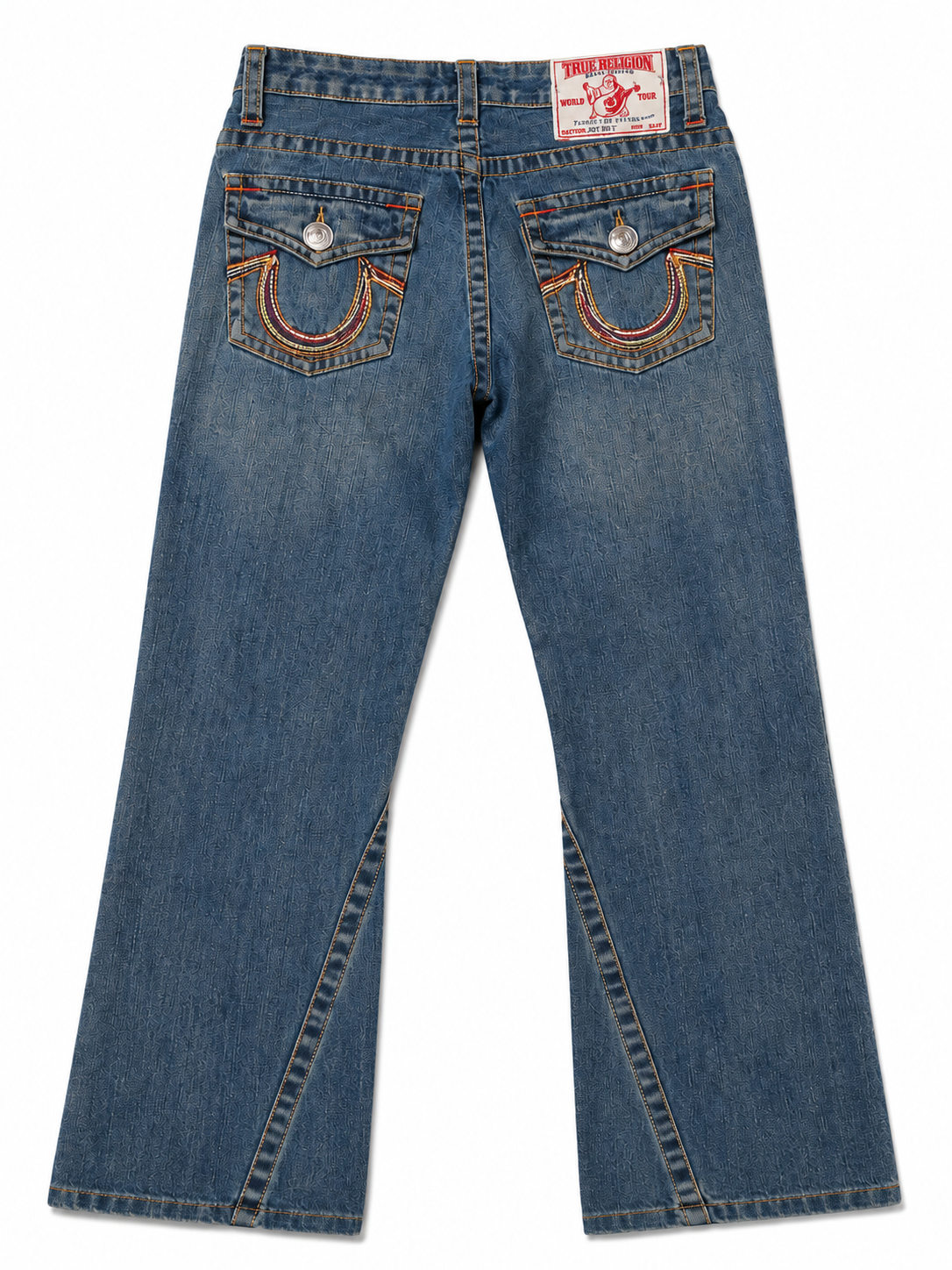 True Religion Cropped Tapered Denim