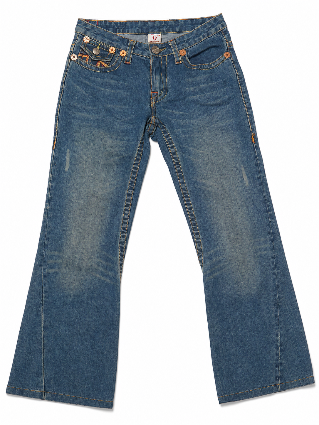 True Religion Cropped Tapered Denim