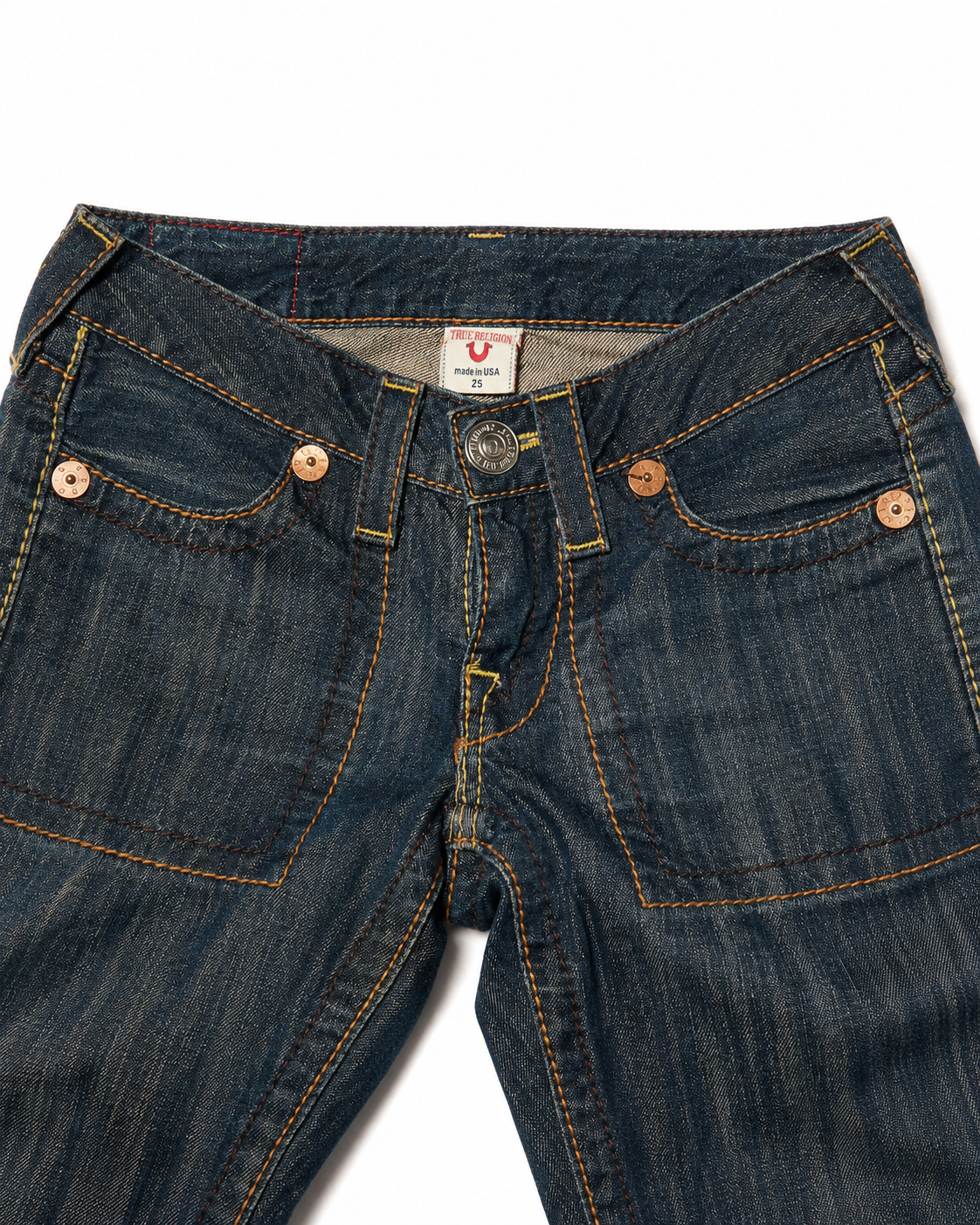 True Religion Slim Fit Cropped Denim