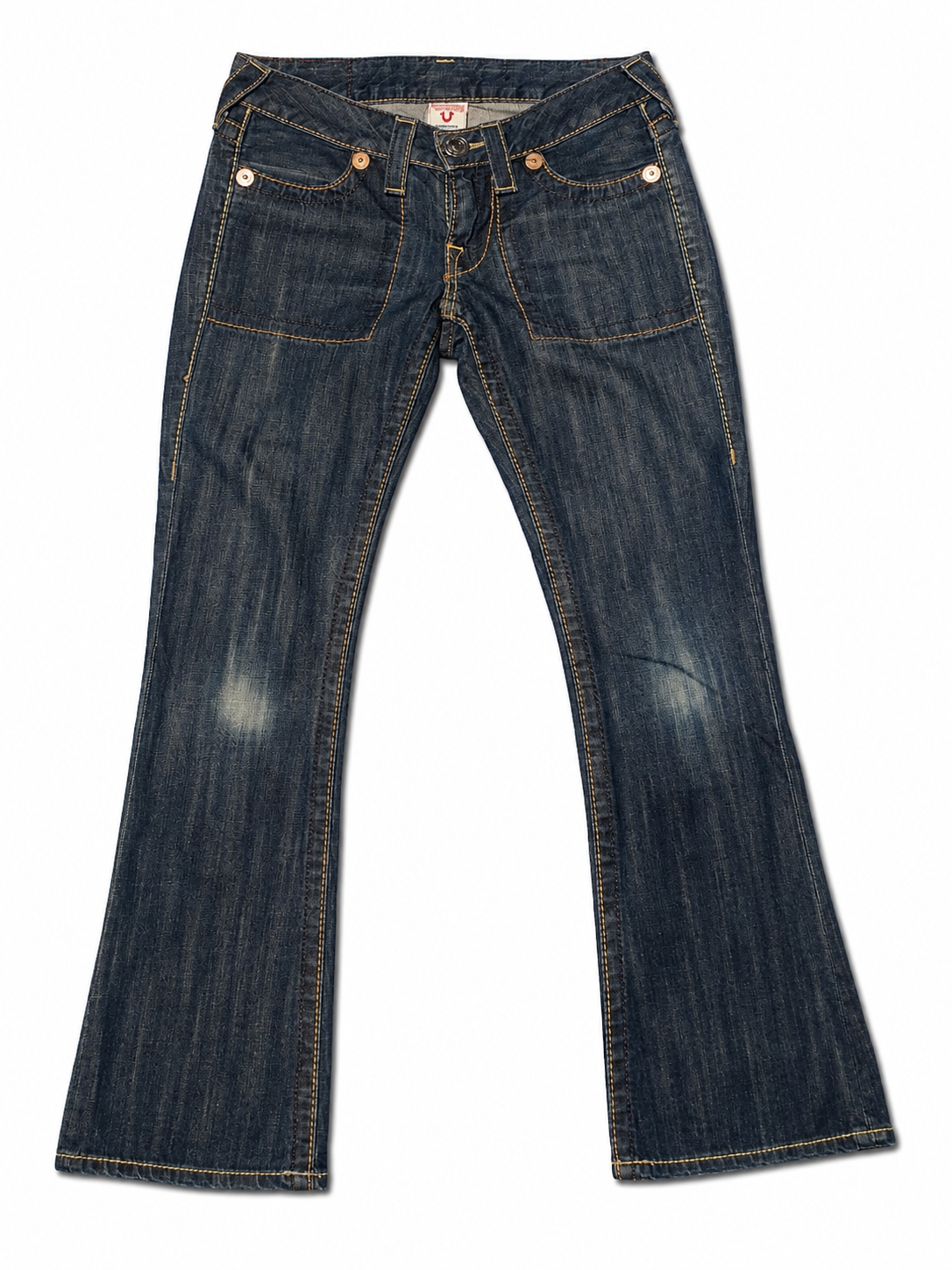 True Religion Slim Fit Cropped Denim