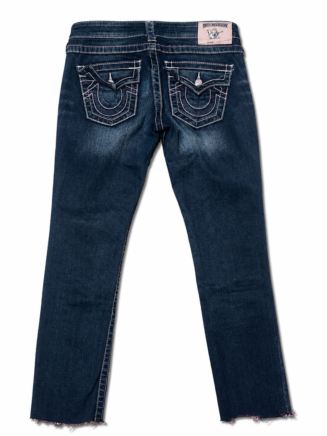 True Religion Washed Grey Straight Denim
