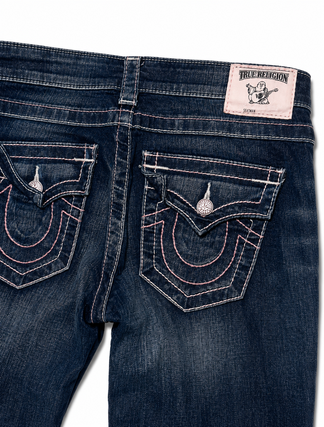 True Religion Washed Grey Straight Denim