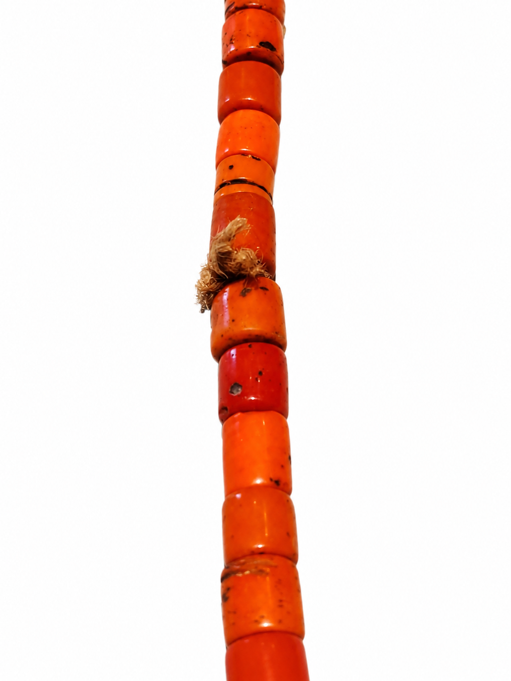 Antique Natural Coral Beads Necklace Yemen Coral