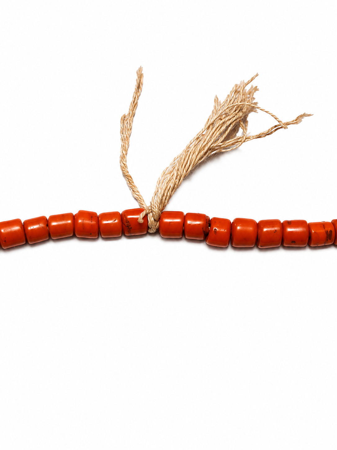 Antique NE India Naga Head Hunter's Necklace with 3 Severed Heads Naga People, 19c