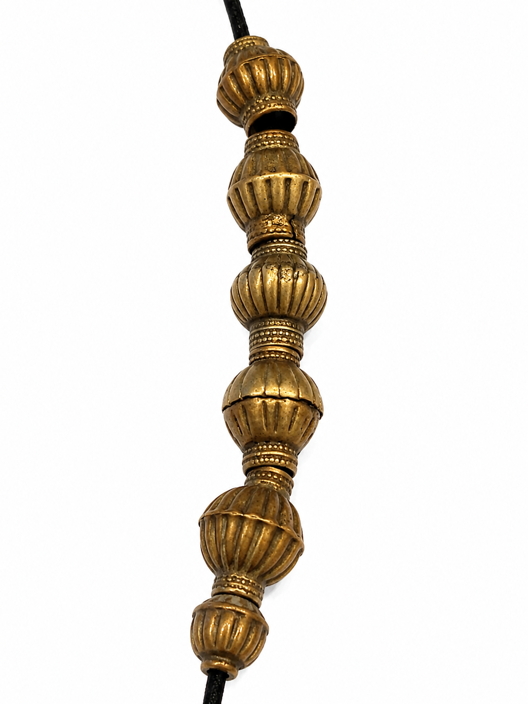 Antique Afghani Silver Balochi Bead Necklace