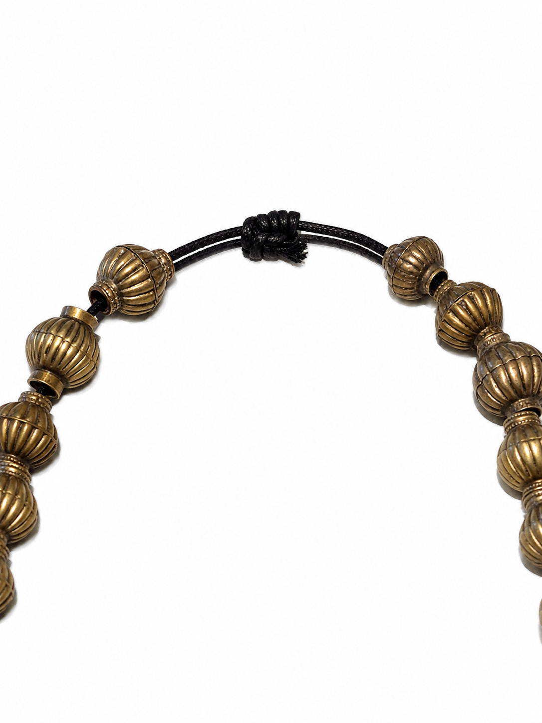 Antique Afghani Silver Balochi Bead Necklace