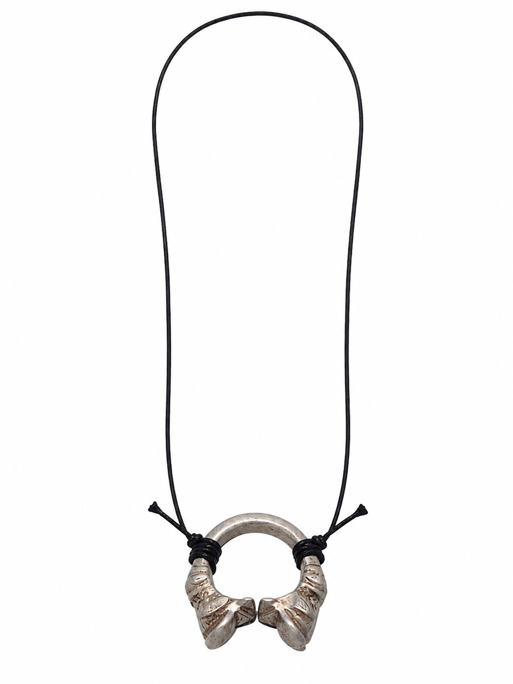 Antique Afghani Silver Alloy Necklace
