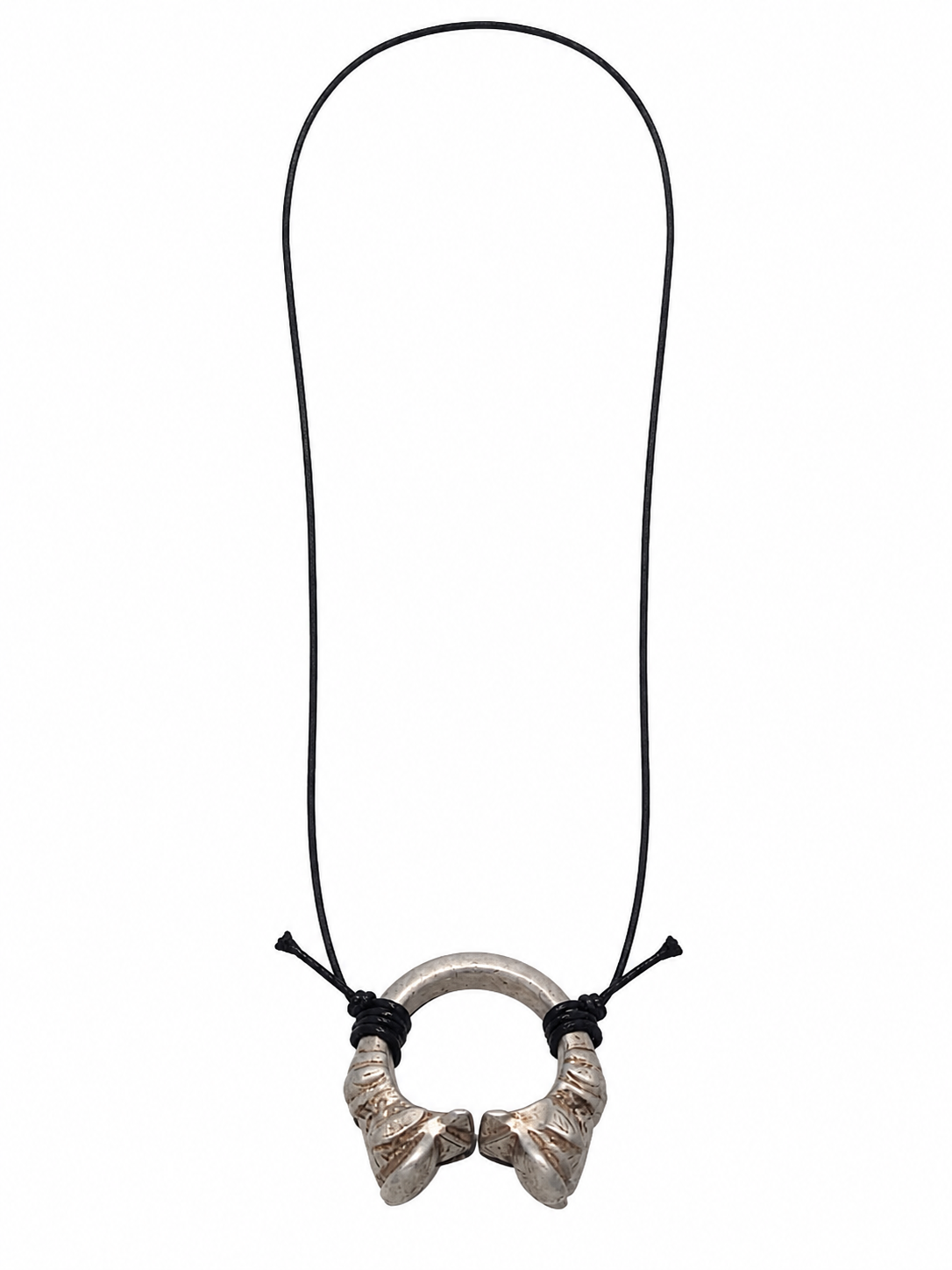 Antique Afghani Silver Alloy Necklace