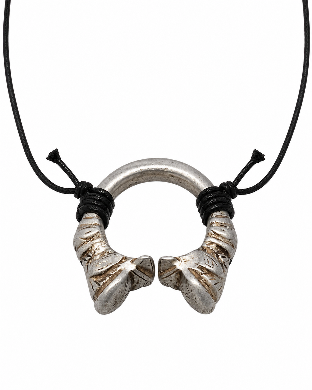Antique Afghani Silver Alloy Necklace
