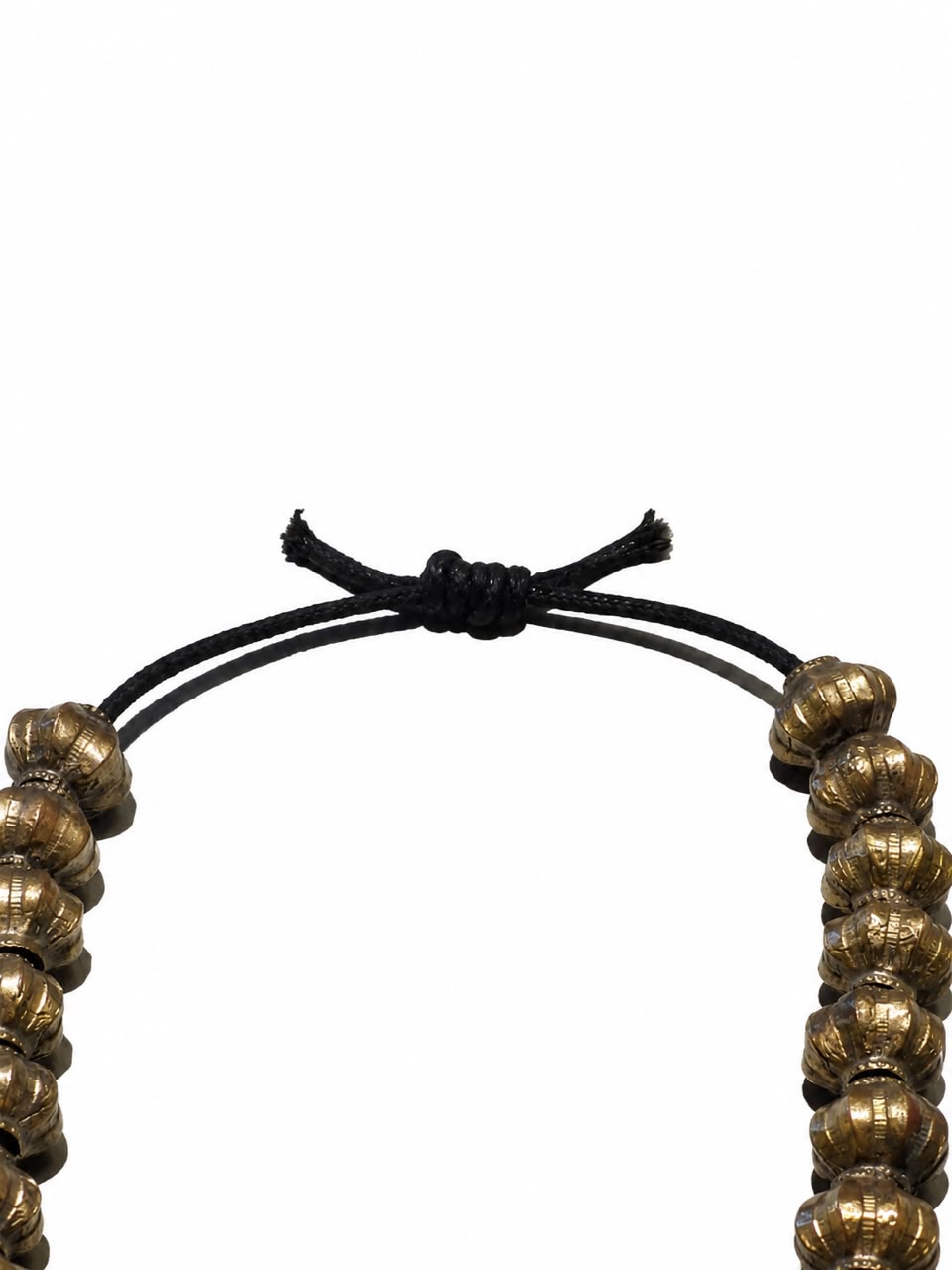 Antique Afghani Silver Balochi Bead Necklace
