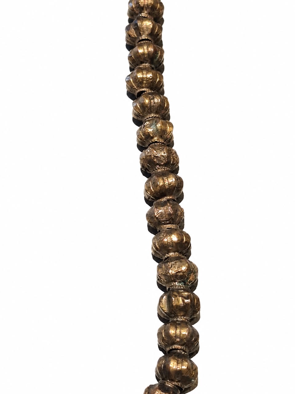 Antique Afghani Silver Balochi Bead Necklace