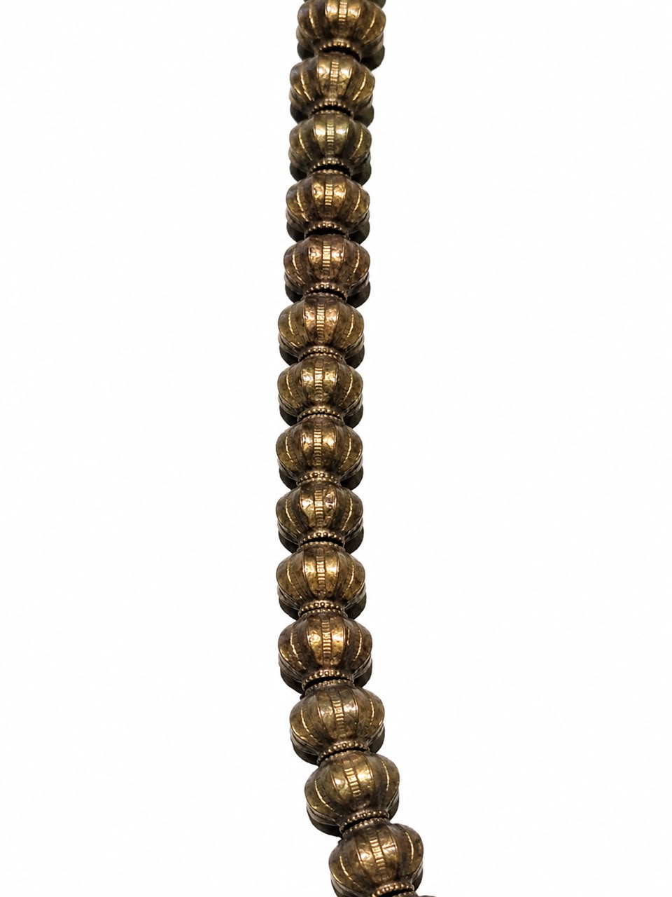 Antique Afghani Silver Balochi Bead Necklace