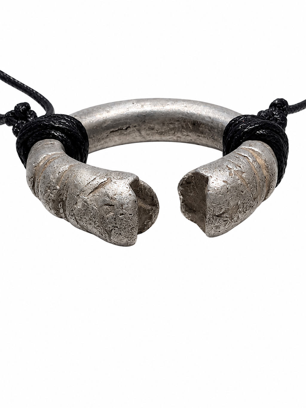 Antique Crescent Collar Pendant Necklace