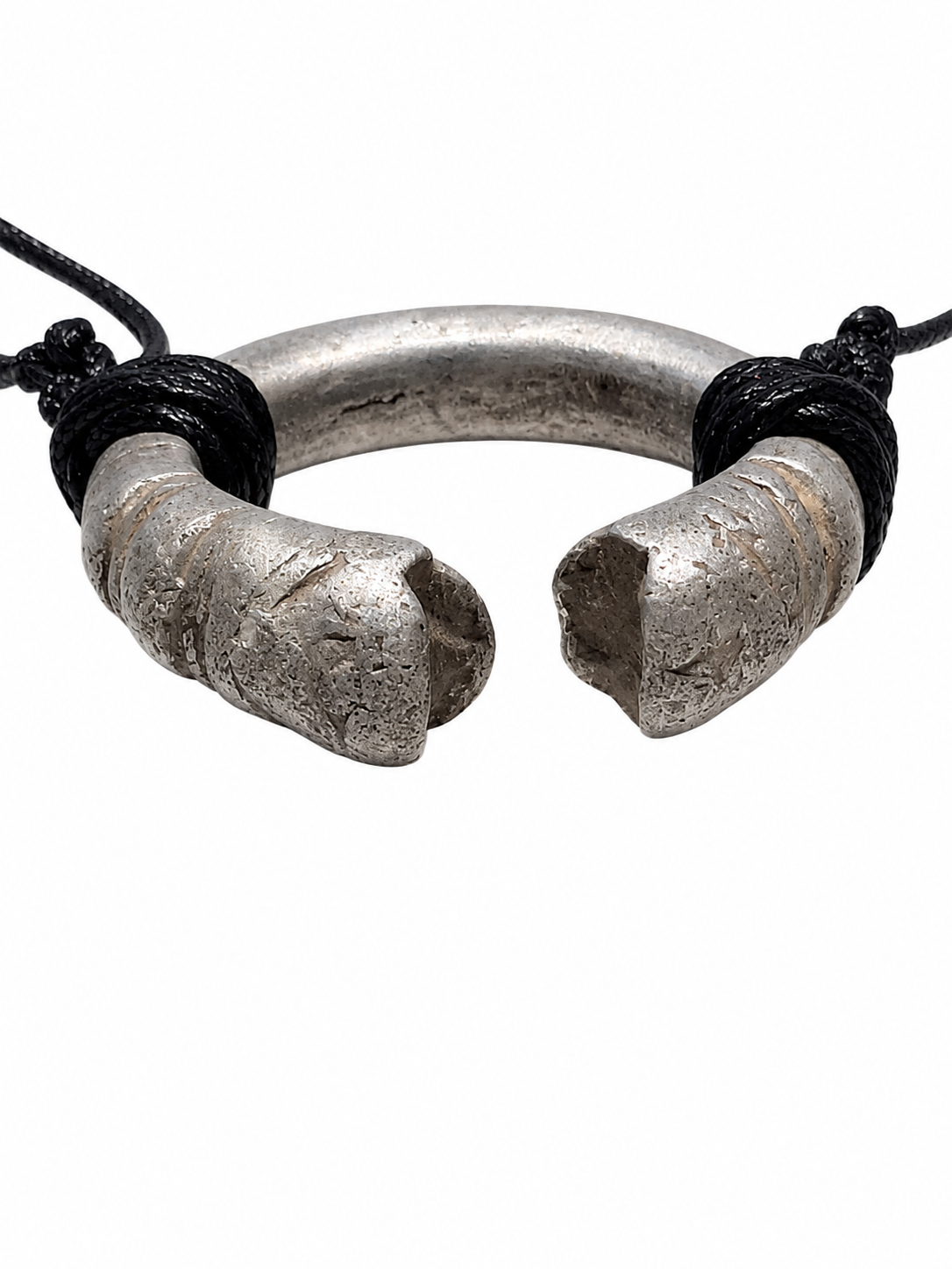 Antique Crescent Collar Pendant Necklace