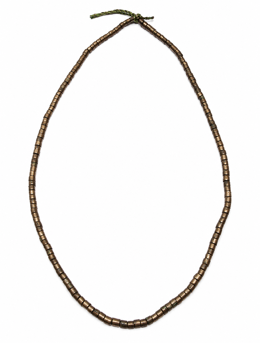 Antique African Nickel Silver Helshi Old Brass