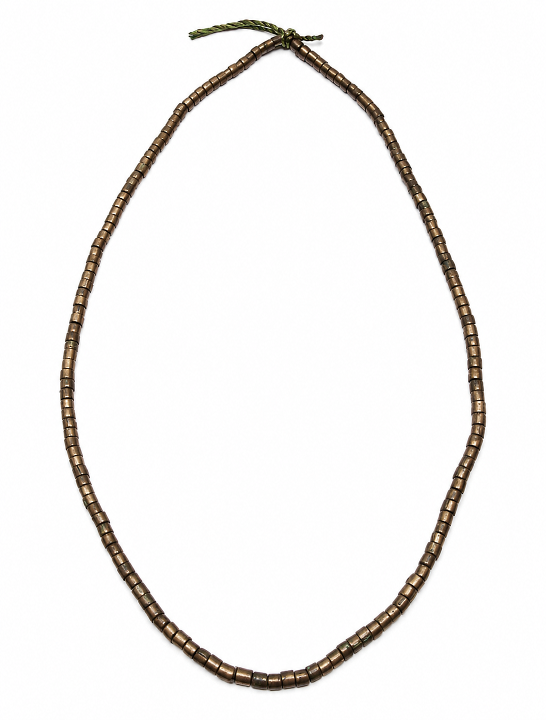 Antique African Nickel Silver Helshi Old Brass
