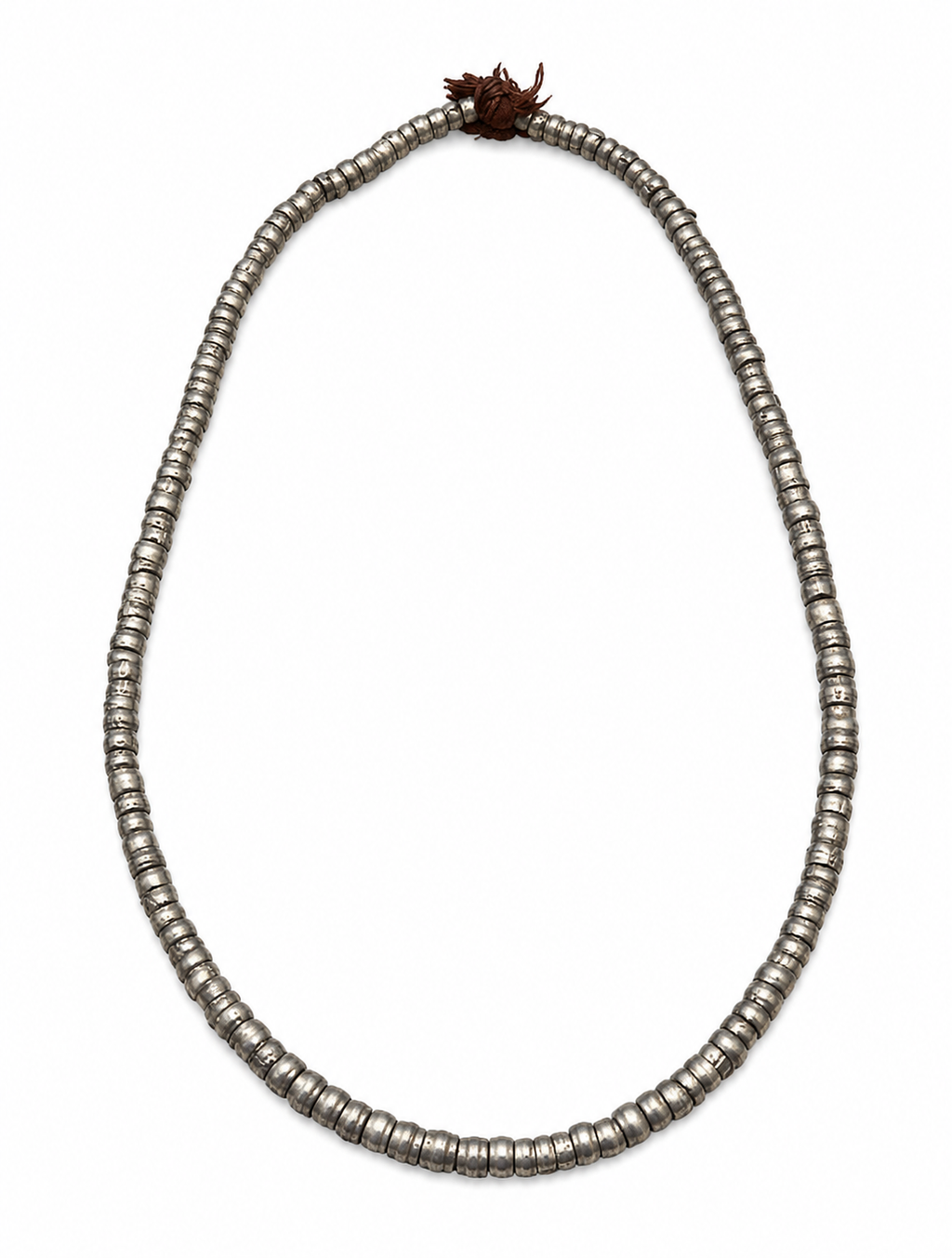 Antique African Nickel Silver Helshi Old Brass