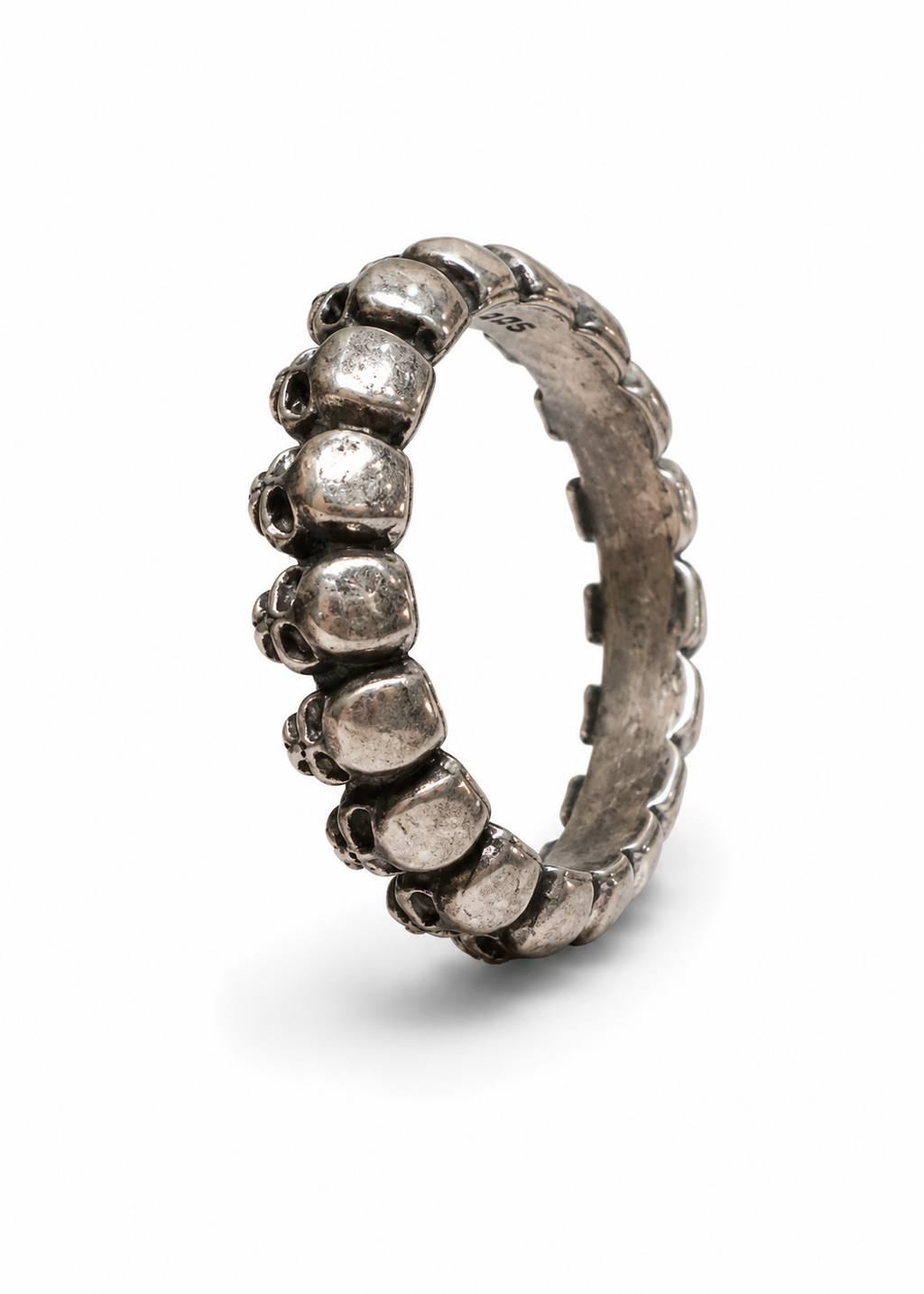 Oxidized Silver Band Ring