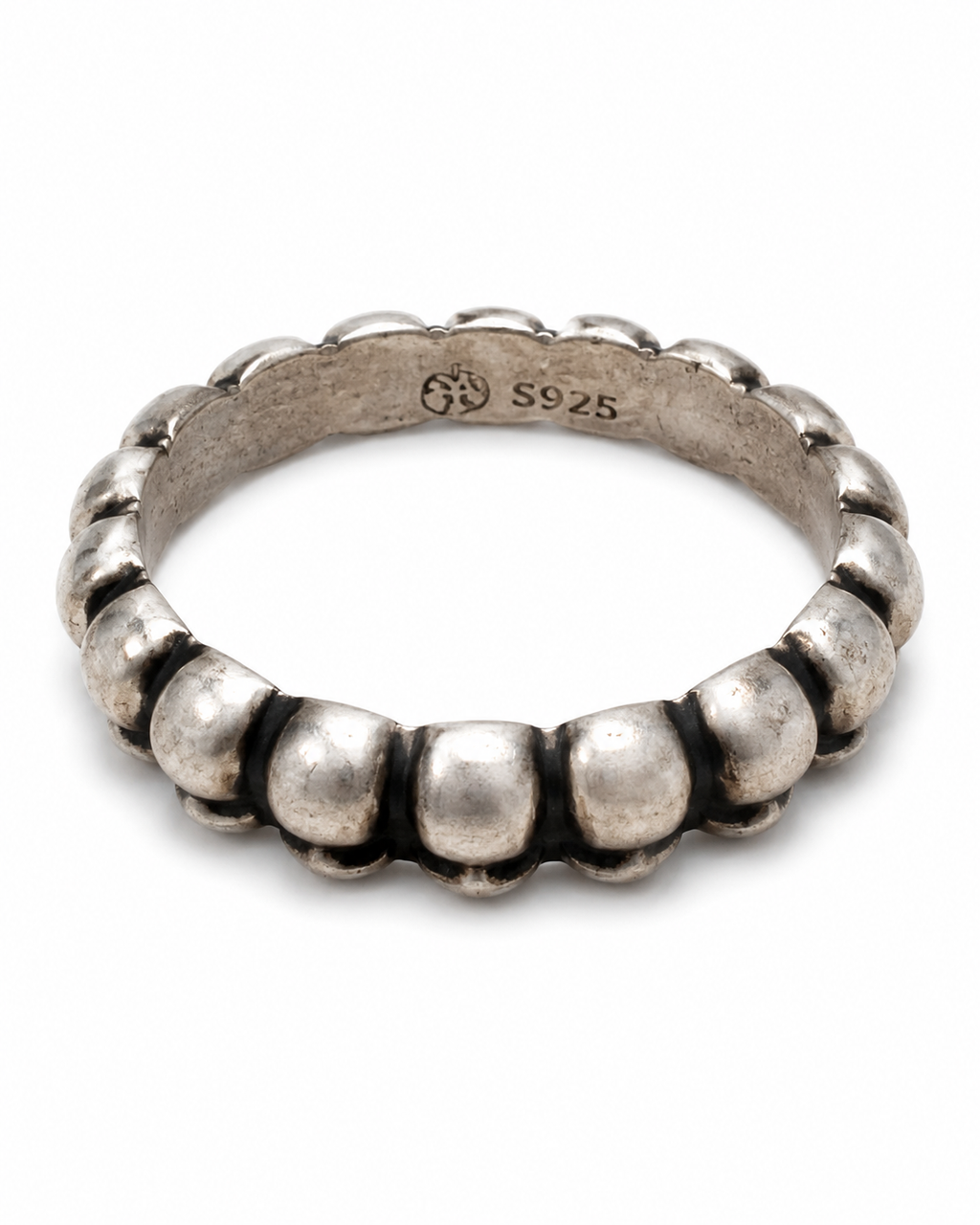 Oxidized Silver Band Ring