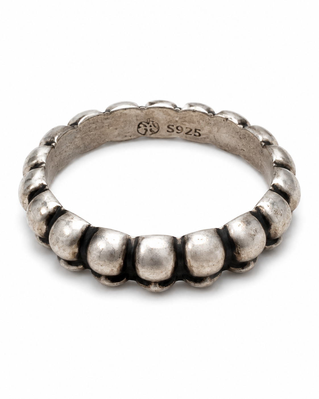 Oxidized Silver Band Ring