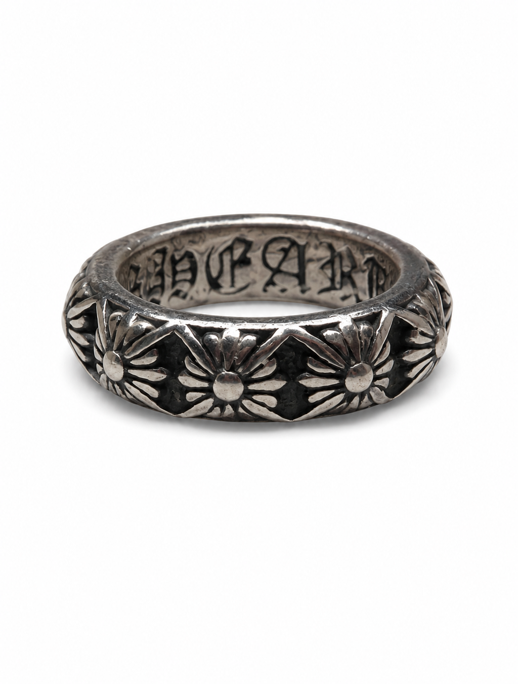 Chrome Cross Inspired Ring