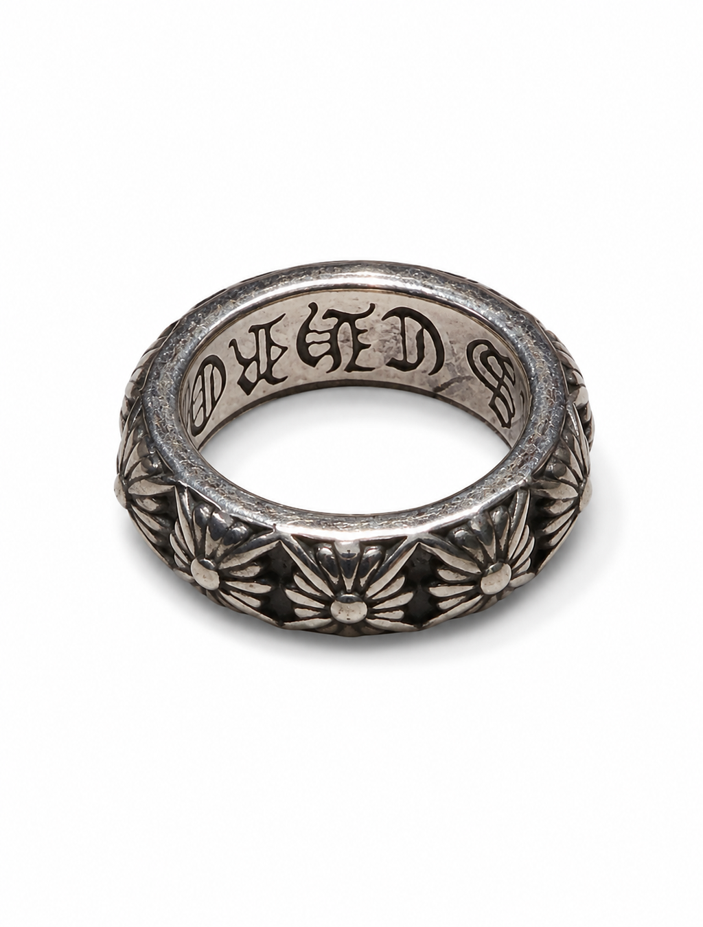 Chrome Cross Inspired Ring