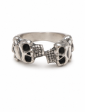 Sculpted Bone Motif Ring