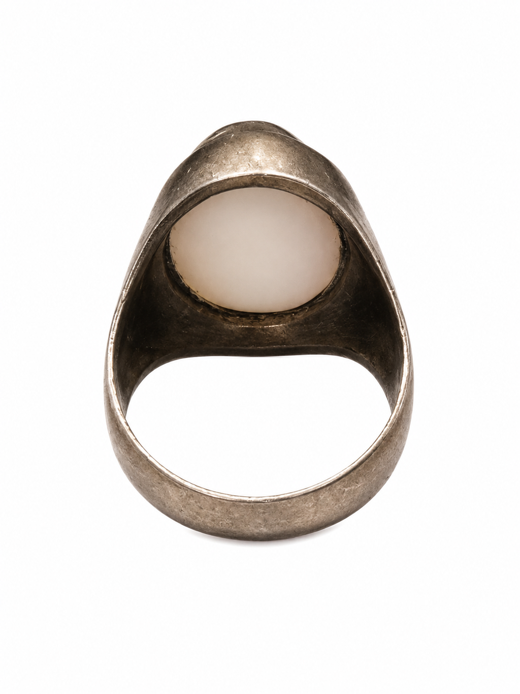 Antique Dur-E Najaf Iraq Quartz 925 Silver Ring