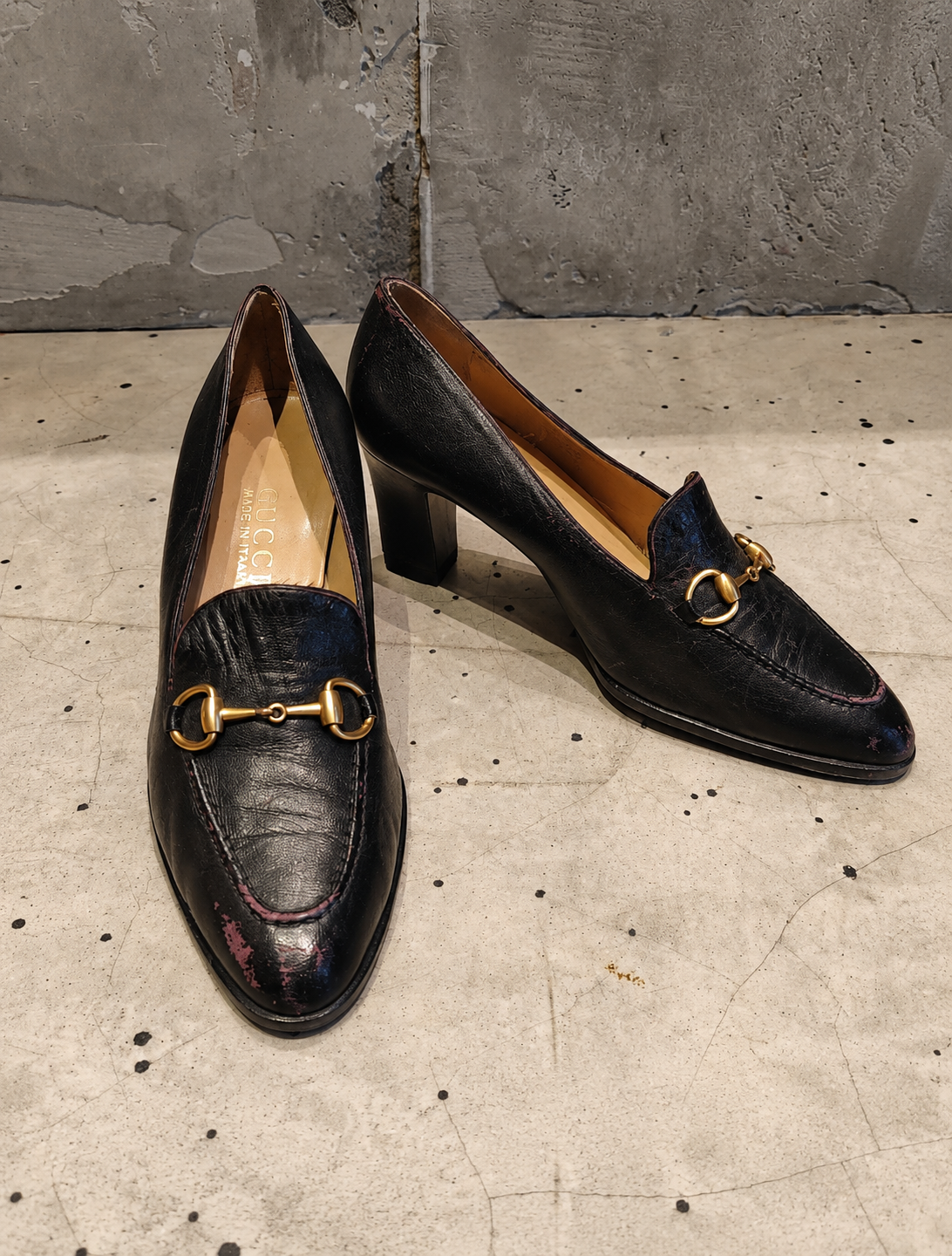Gucci Horse-Bit Loafer in Black Leather