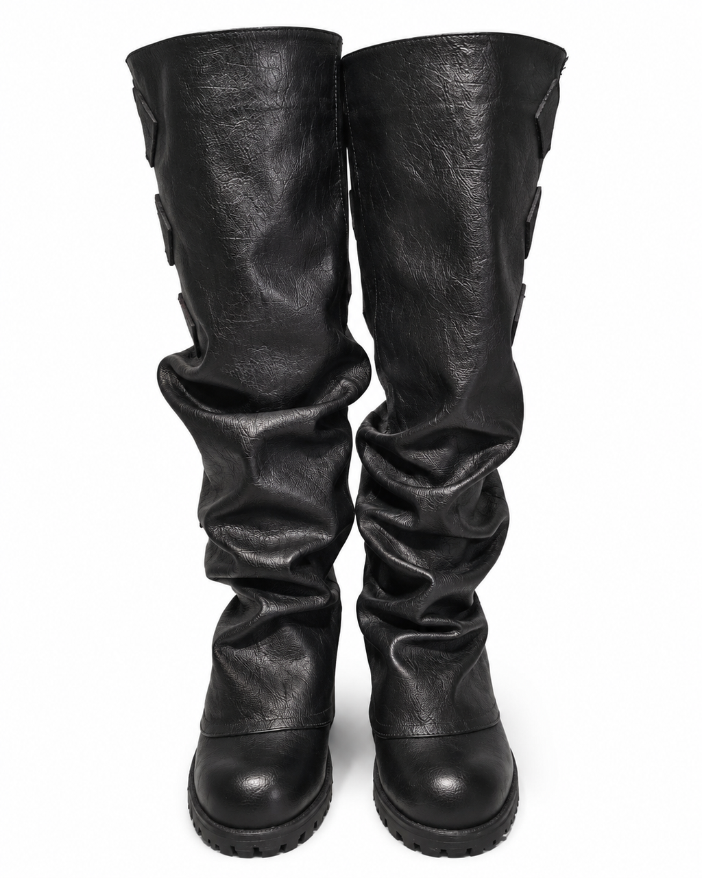 Vintage Distressed Soft Leather Boots