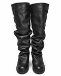 Vintage Distressed Soft Leather Boots